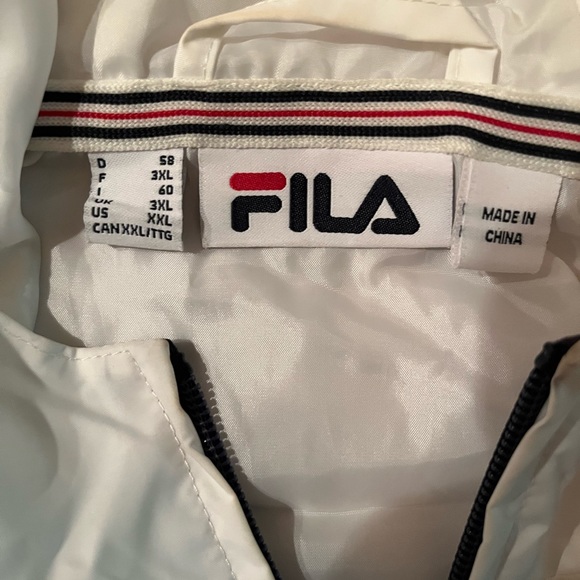 FILA JACKET. Great condition.  Blue and white. - Picture 3 of 4